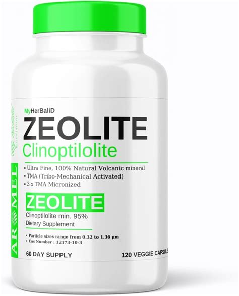 Amazon Aromel Zeolite Powder Capsules Detox Clinoptilolite