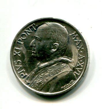 Vaticano Pio Xi Lire Xvi Gigante