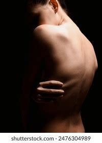 Nude Body Silhouette Naked Woman Sensual Stock Photo Shutterstock