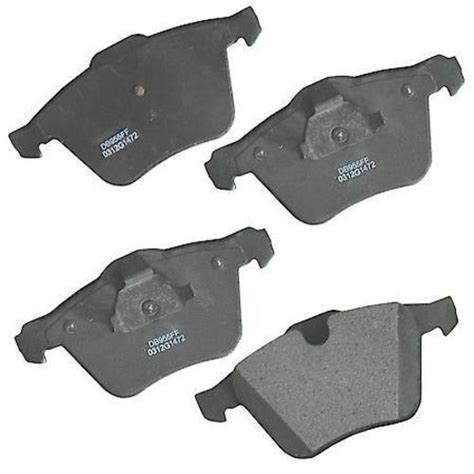 Disc Brake Pad Set Premium Gold Semi Metallic Front Brake Pads Carquest