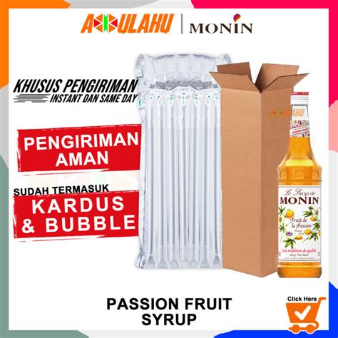 MONIN SYRUP PASSION FRUIT SIRUP MONIN Lazada Indonesia