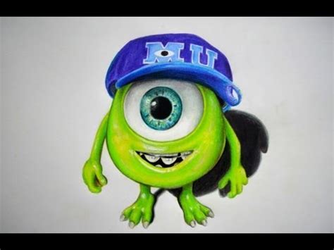 COMO DIBUJAR A MIKE WASOWSKI MONSTER UNIVERSITY YouTube