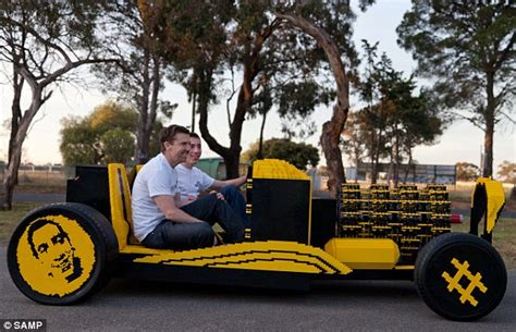 Air Powered Hot Rod Made From Pieces Of LEGO Can Reach Top Speed Of Mph Daily Mail