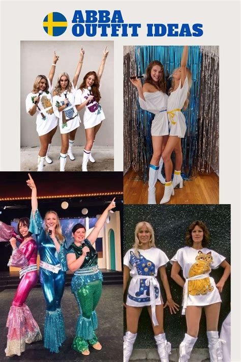 Eurovision Swedish Themed Costume Abba Outfits In 2024 Abba Outfits