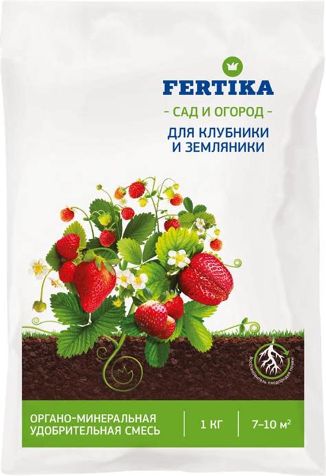 Удобрение Фертика для клубники и земляники ОМУ