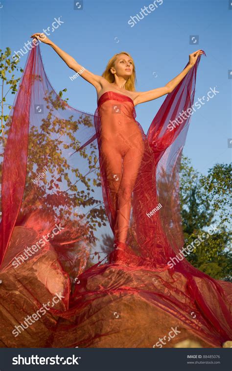 Nude Woman Red Stock Photo 88485076 Shutterstock