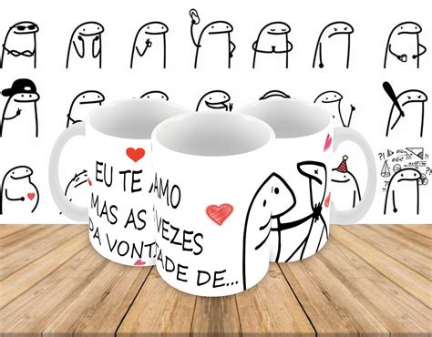 Caneca Polímero Flork Eu Te Amo Personalizada Elo7