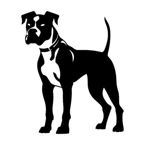 Premium Vector | Boxer dog vector drawing