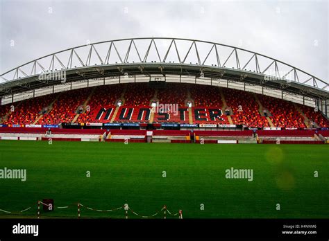 Munster Rugby, Thomond Park Stadium tour, Limerick, Ireland Stock Photo ...