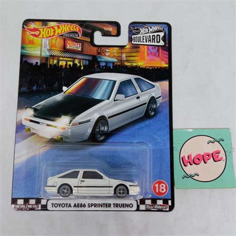 Hot Wheels Premium Boulevard Toyota AE Sprinter Trueno Original Mattel Lazada Indonesia