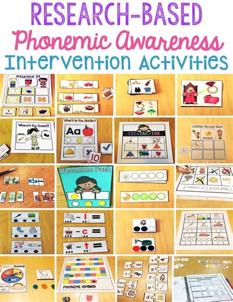 Tips And Activities For Phonemic Awareness Sarahs Teaching Snippets