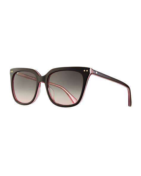 Kate Spade New York Gweniths Square Acetate Sunglasses Neiman Marcus