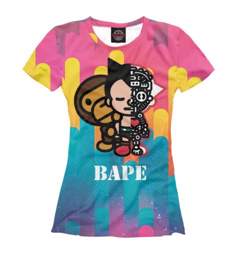Бейп (Bape) футболки с принтами| Женские| Купить | Футболки, Футболка с ...