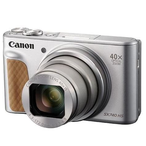 Компактный фотоаппарат Canon SX740, серебристый - купить по выгодным ...