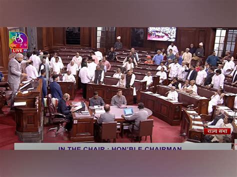 Rajya Sabha Adjourned Till 2 Pm Amid Ruckus On Rahul Gandhis Remarks