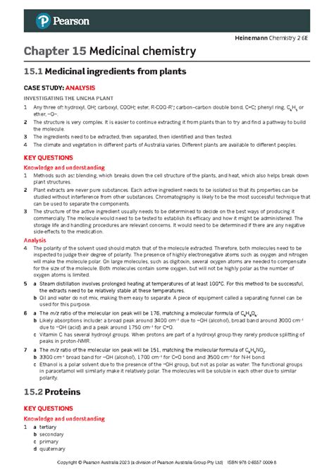 Heinemann Chemistry 2 Chapter Worked Solutions 2