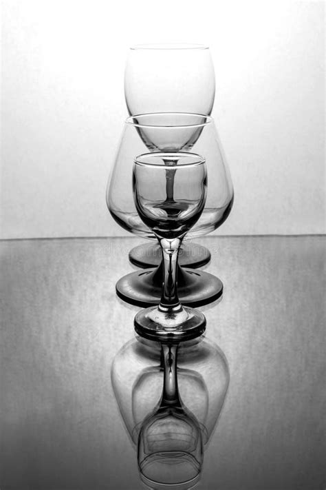 Reflection of Glass Glasses in Glass Stock Image - Image of party, icon: 184058821