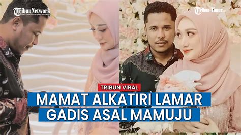 Komika Mamat Alkatiri Resmi Lamar Gadis Mamuju Nafha Firah Arie