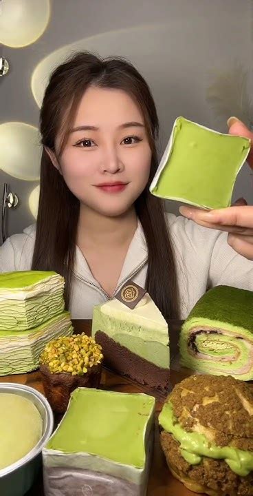 Pistachio Cake 💚 Of Different Kinds Asmr Mukbangeating In One Go At 2xspeed 😲viral Shortfyp