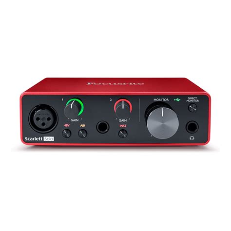 Focusrite Scarlett Solo 2i2 USB Audio Interface GEN 3 – Music Corner North