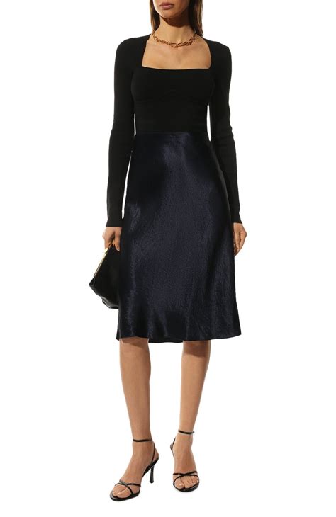 Женская кремовая юбка VINCE — купить в интернет-магазине ЦУМ, арт ...