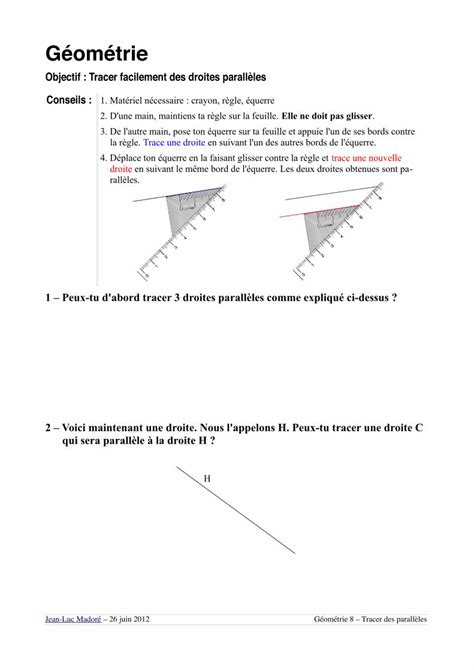 PDF Tracer des droites parallèles famille PDF file1 Peux tu d