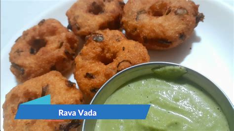 Rava Vada Suji Vada Instant Rava Vada Vada Recipe YouTube