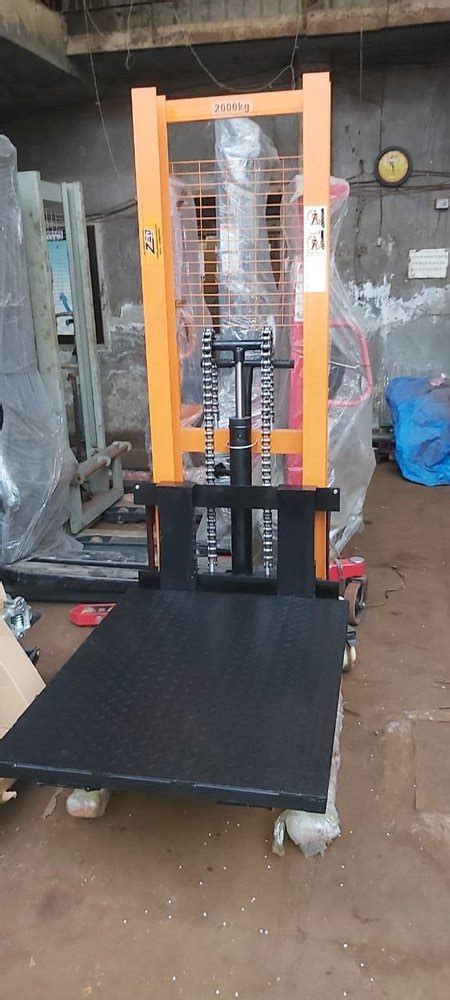 DEEPL Mild Steel Manual Pallet Stacker At Rs 38000 In Faridabad ID