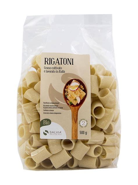 Rigatoni Di Semola Di Grano Duro Bio 500g SALVIA Tutti Su Per Terra