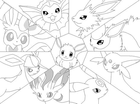 Free easy to print eevee coloring pages – Artofit