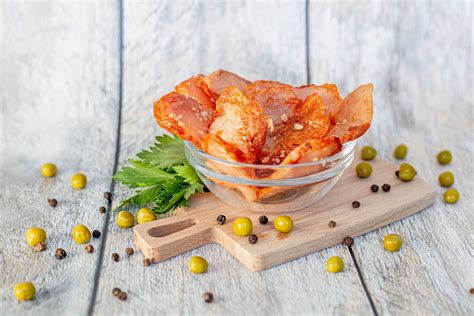 Каталог Чипсы из мяса птицы «с Базиликом» от производителя мясных снэков