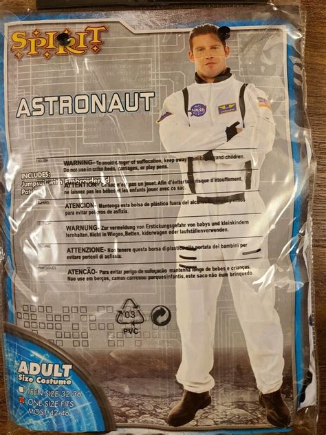 Men's Astronaut Costume NASA Space Commander Spirit H… - Gem