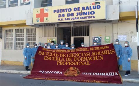 Alumnos Y Docentes De Medicina Veterinaria De La Unsch En Campa A De