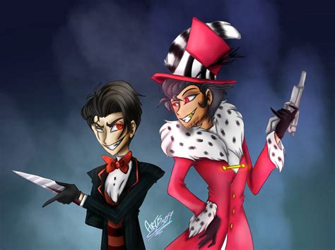 Human Vox and Human Valentino Hazbin Hotel by ArtKotaro08017 on DeviantArt