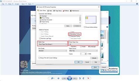 Cara Print Foto Full Kertas Menggunakan Printer Canon Borderless Neicytekno
