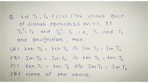 Linear Algebraproblems For Practice 2csir Netiit Jamgate