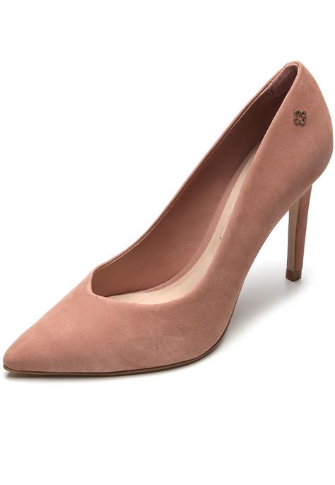 Scarpin Couro Capodarte Liso Nude Compre Agora Dafiti Brasil
