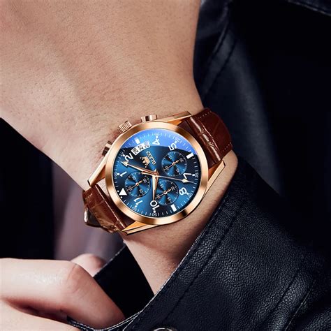 Waterproof Luminous Leather Watch