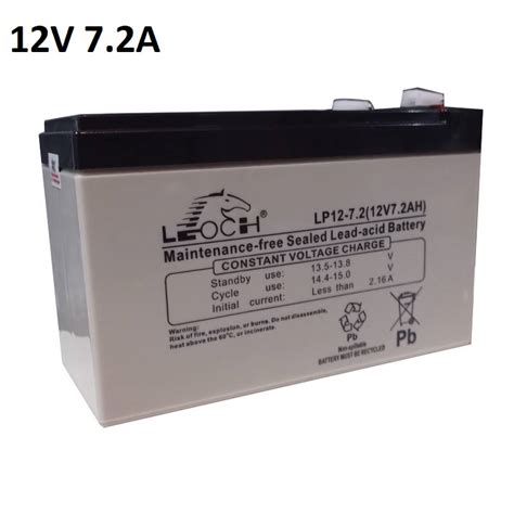 12V 7 2AH SEALED LEAD ACID RECHARGEABLE BATTERY Or UPS Battery Leoch