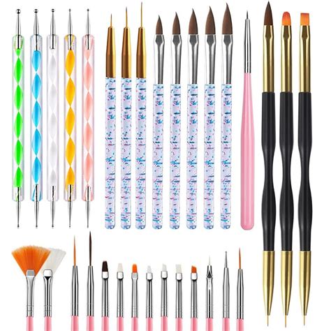 31pcs Nail Art Brushes Nail Art Tool Set Double Ended