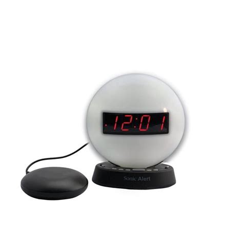 Sonic Alert SBW100NLSS The Sonic Glow Nighlight Alarm Clock with ...