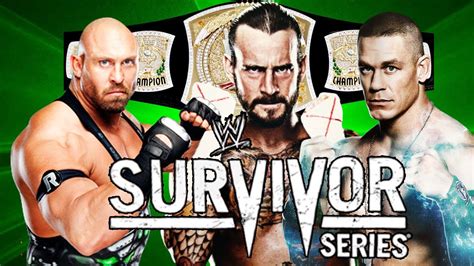 Wwe Survivor Series Wwe Championship Match Cm Punk Vs John Cena