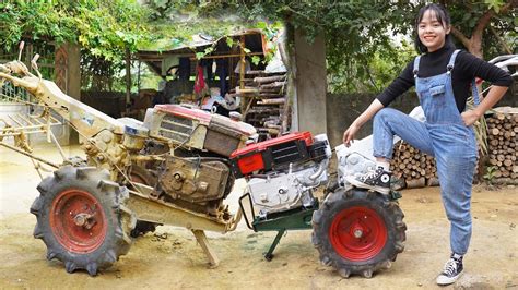 Full Video Days Genius Girl Repairs And Restores Plow Machine