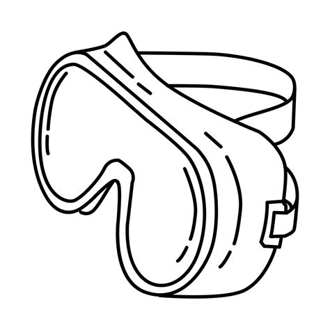 Safety Goggles Drawing