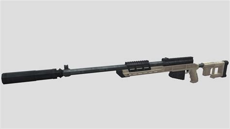 Kalashnikov SV 98 Sniper Rifle SV 98M 3D Model By Thenamenoonetake