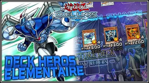 Deck Héros Élémentaire ft Airman Yu Gi Oh Duel Links FR YouTube