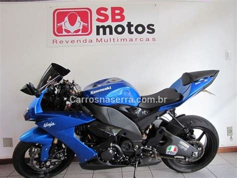 KAWASAKI NINJA ZX 10R 2008 2008 Azul R 36 500 00 SB Motos