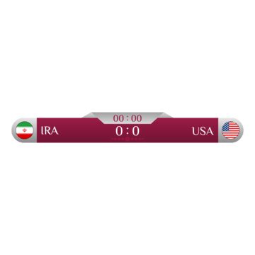 Iran Vs Usa Waves Flag Fifa World Cup 2022 Iran Vs Usa Flags Football