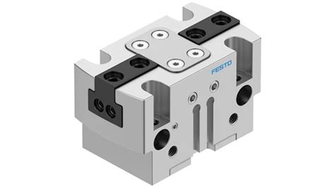 Festo 2 Finger Double Action Pneumatic Gripper Hgpt 25 A B F Parallel Gripping Type Rs