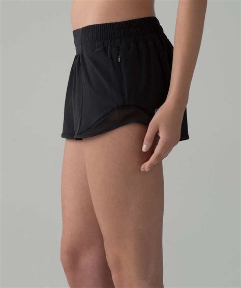 Lululemon Hotty Hot Short Ii Black First Release Lulu Fanatics
